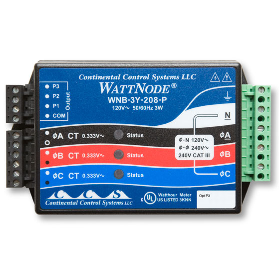 T-WNB-3Y-208-P 2或3分支電路千瓦時(shí)變送器傳感器